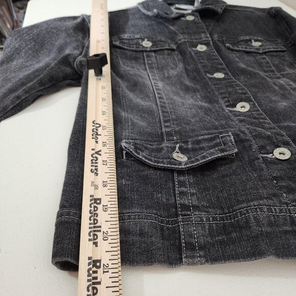 Chicos Platinum Jacket Black Denim Large - Picture 5 of 14